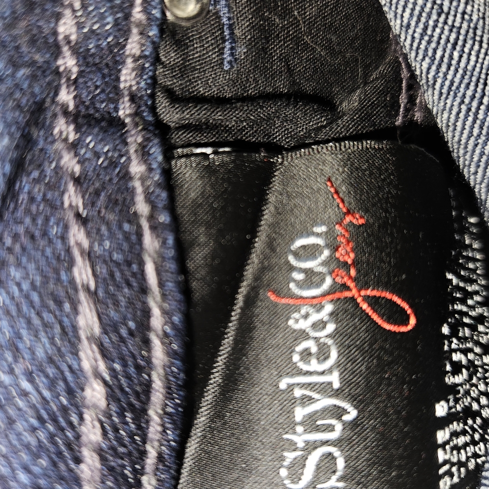 Style & Co. Blue Skirt with Elegant Stitching